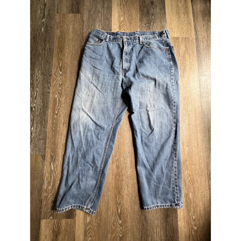 Levis 550 Relaxed Fit Jeans Mens 40x30 Blue Good Denim Tapered Leg